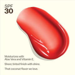 Sun Bum Heat Wave coconut lip balm packaging highlights SPF 30