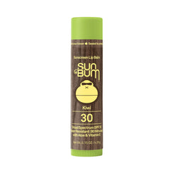 Sun Bum Kiwi Lip Balm packaging showing SPF 30 protection for daily wear
