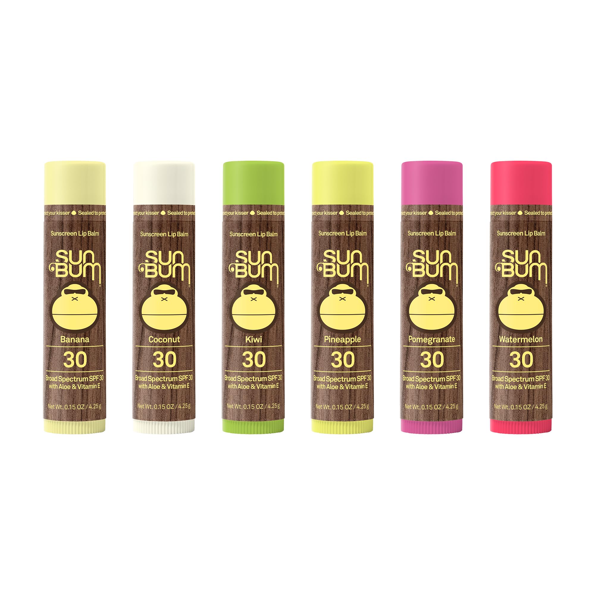Sun Bum SPF 30 lip balm stick provides on-the-go lip protection and moisture.