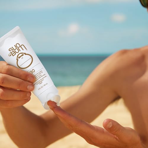 Sun Bum Mineral SPF 30 close-up with matte finish on skin.