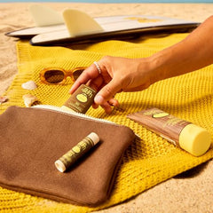 Sun Bum Original lip balm coconut keeps lips moisturized during adventures.