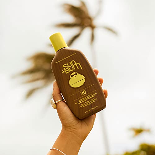 Label shows Hawaii 104 reef-safe compliance on Sun Bum sunscreen