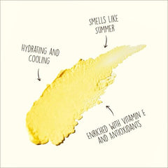 Sun Bum SPF 40 Original Stick applied to the face for smooth cooling protection.