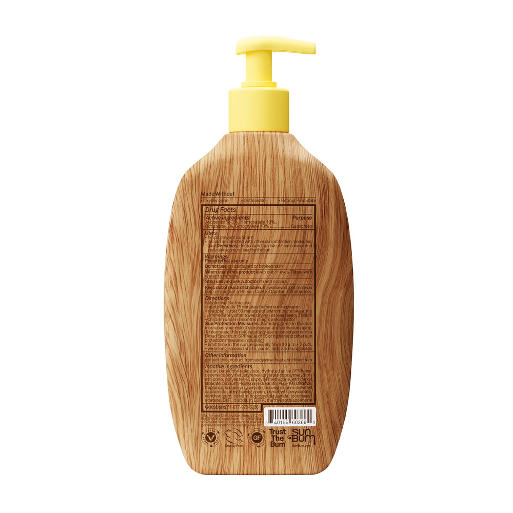 Packaging shows SPF details and clean formula