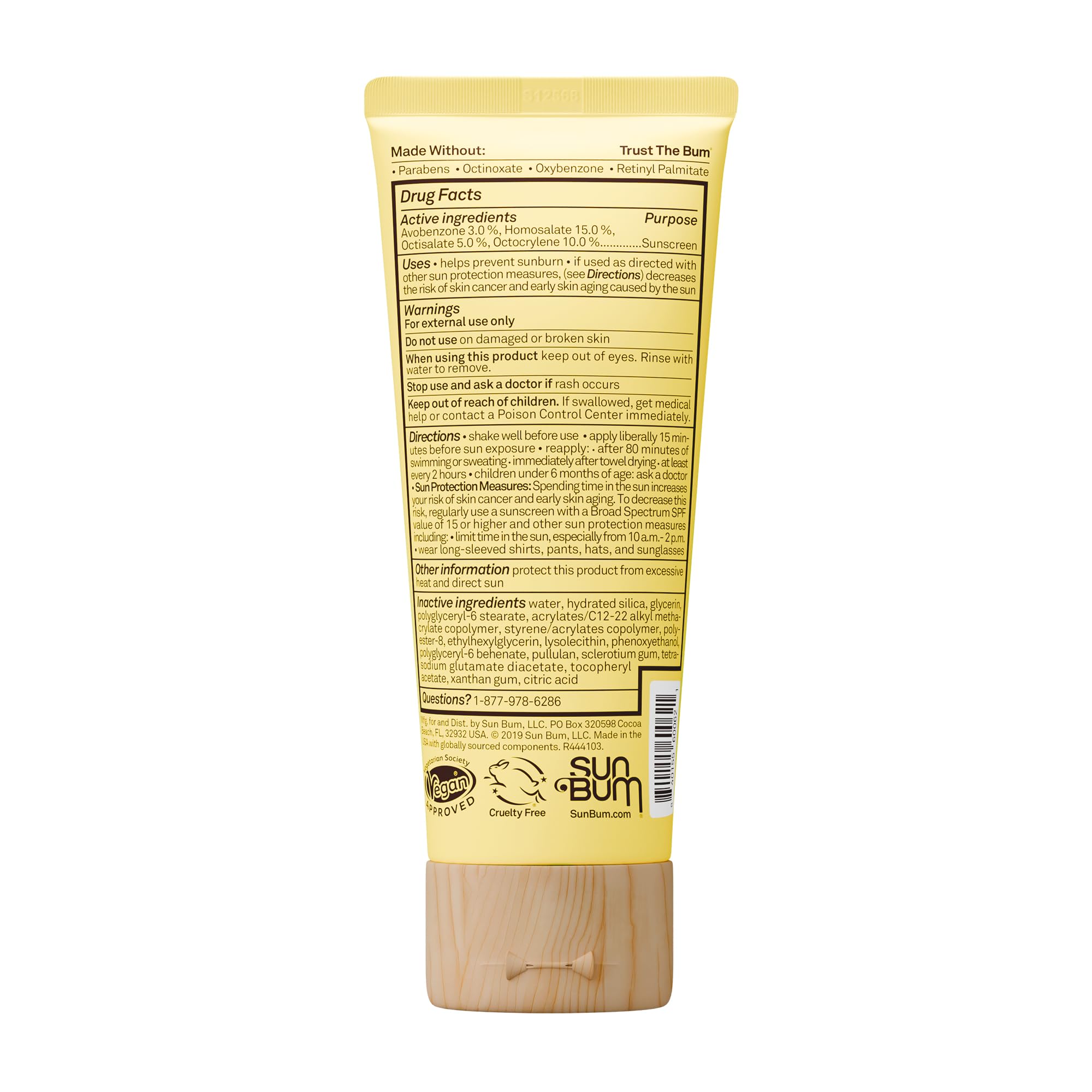 Beach-ready Sun Bum Original SPF 70 face lotion for daily sun protection.