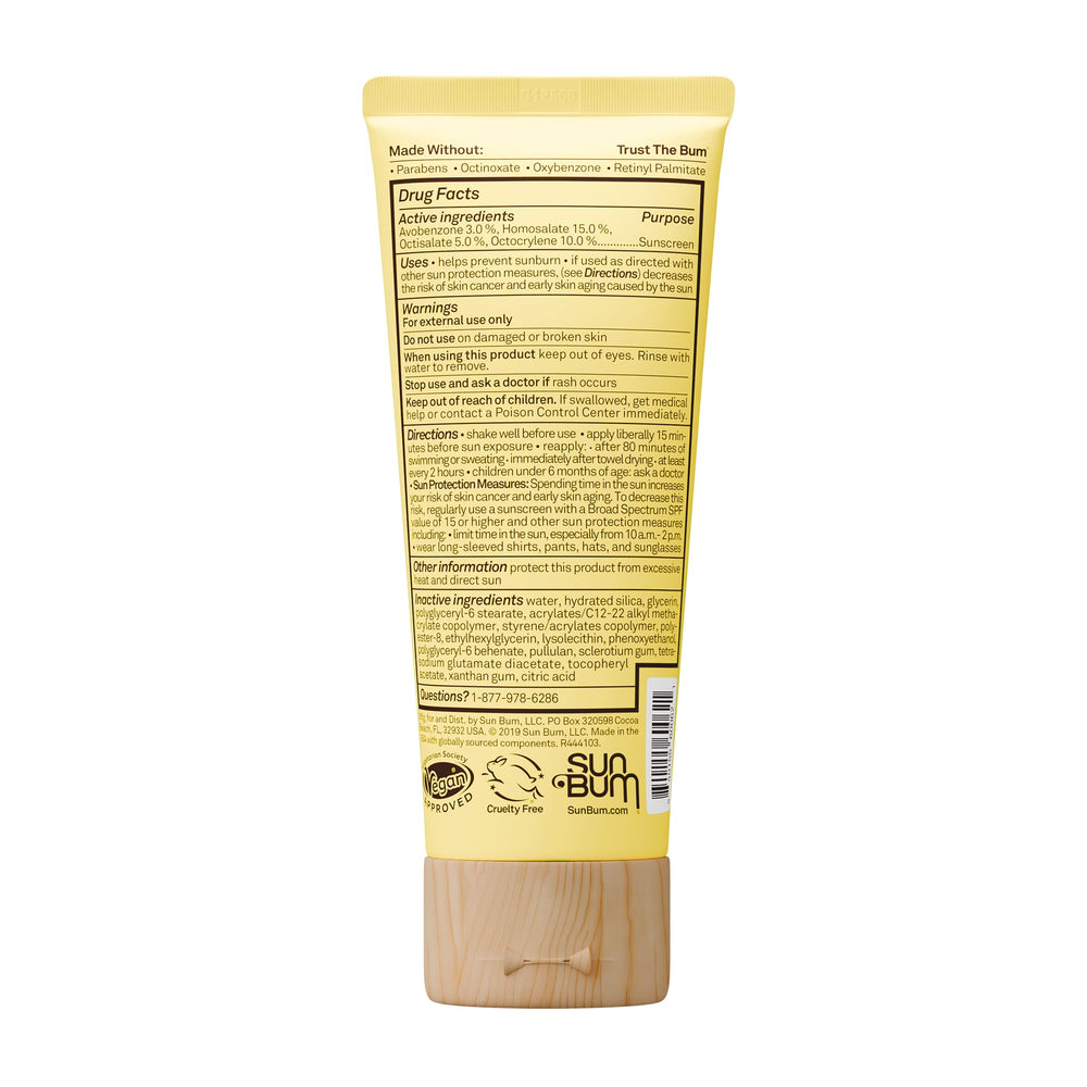Beach-ready Sun Bum Original SPF 70 face lotion for daily sun protection.