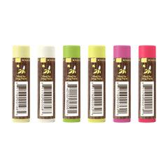 Sun Bum Originals 6-pack display highlights variety and vegan, paraben-free balms for everyday lip care.