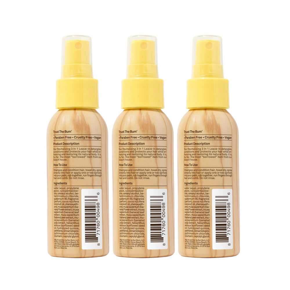 Color protection with Sun Bum Revitalizing 3-in-1 Leave-In Conditioner