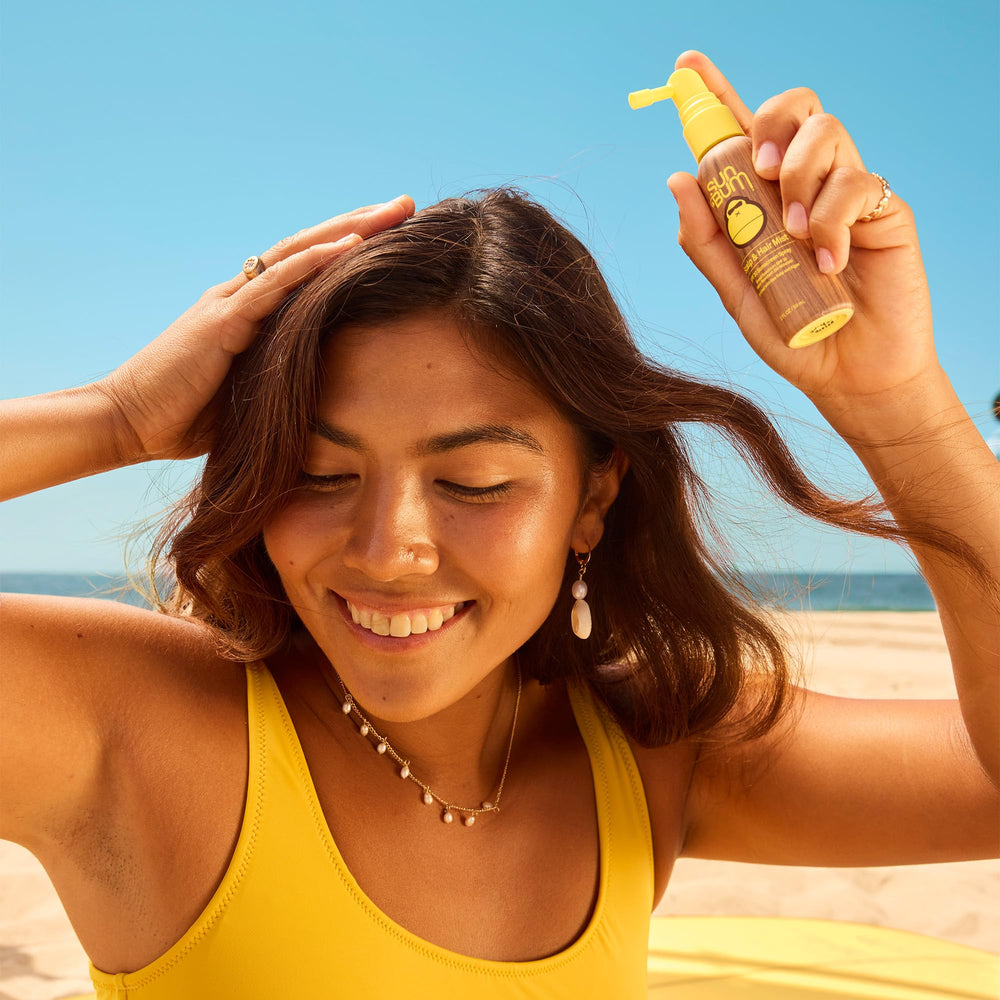 Spray at 4 to 6 inches from scalp for even coverage.
