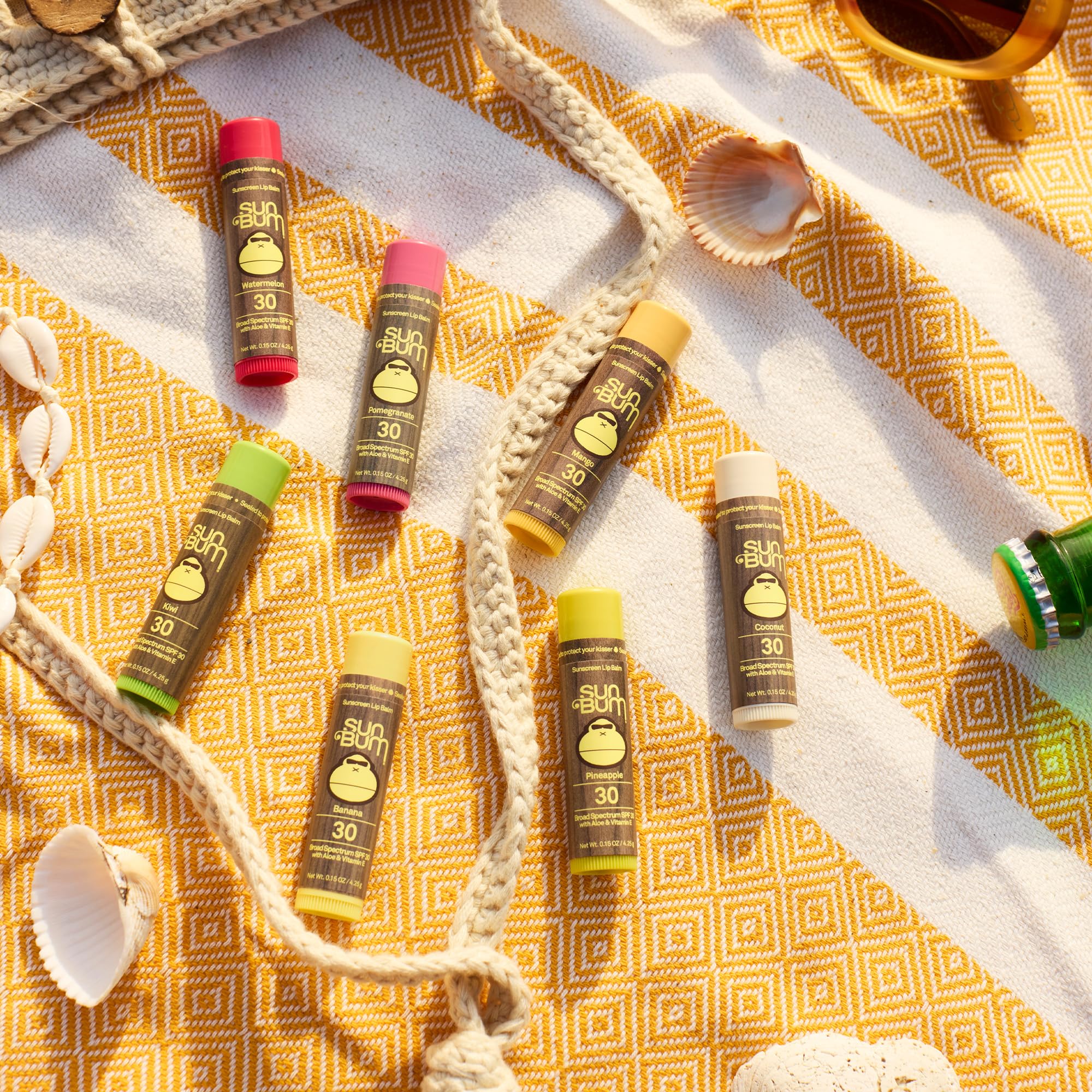 Sun Bum vegan cruelty-free logo signals clean beauty values