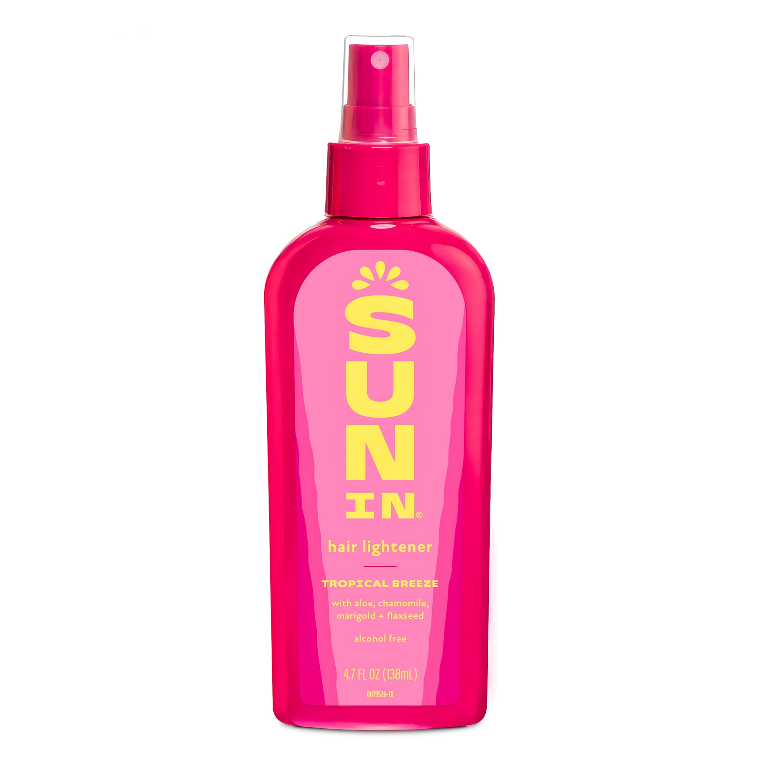 Sun-In Original spray bottle featuring tropical breeze scent for sun-kissed highlights
