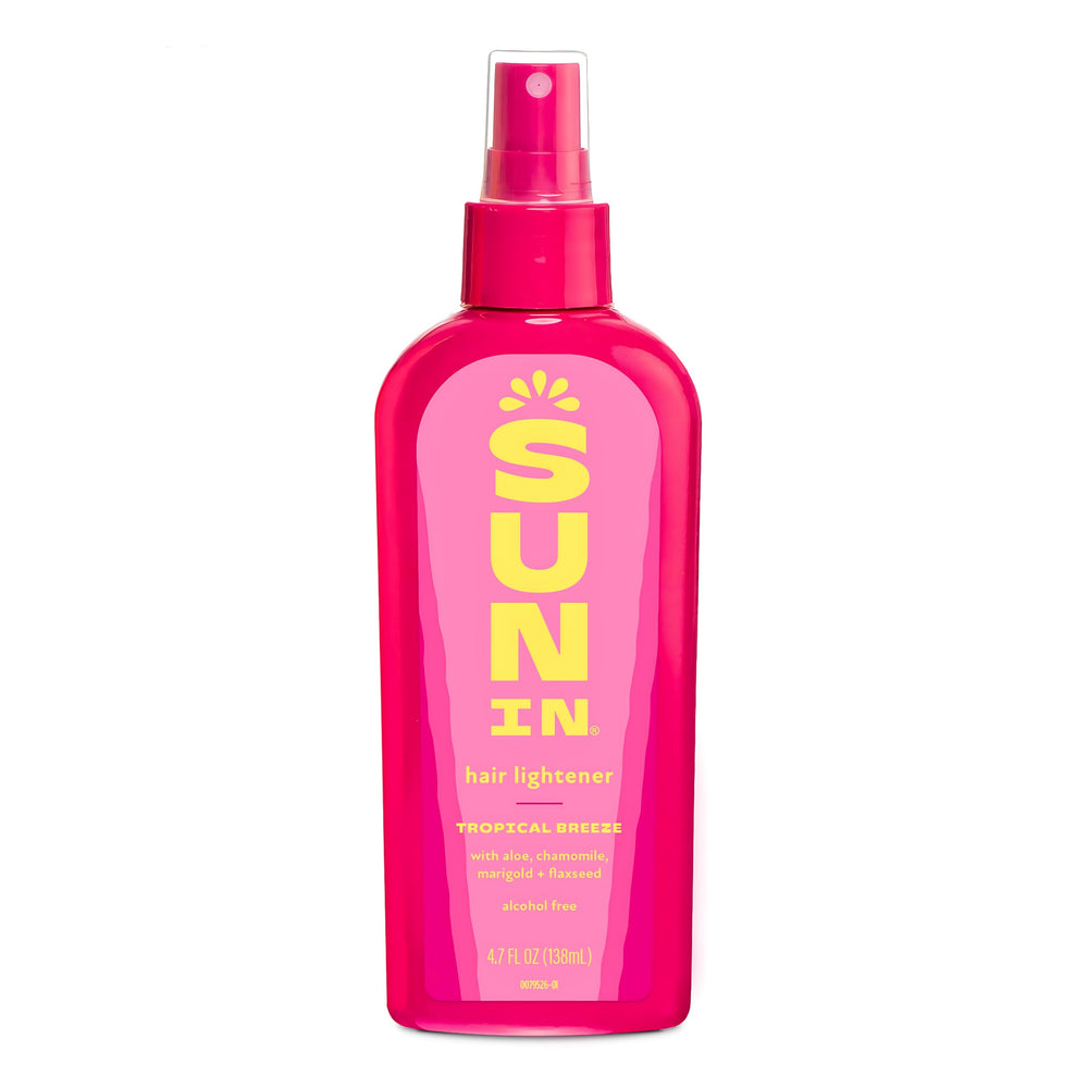 Sun-In Original spray bottle featuring tropical breeze scent for sun-kissed highlights