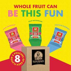 Sun-Maid Sour Blue Raspberry pouch for quick, tangy energy