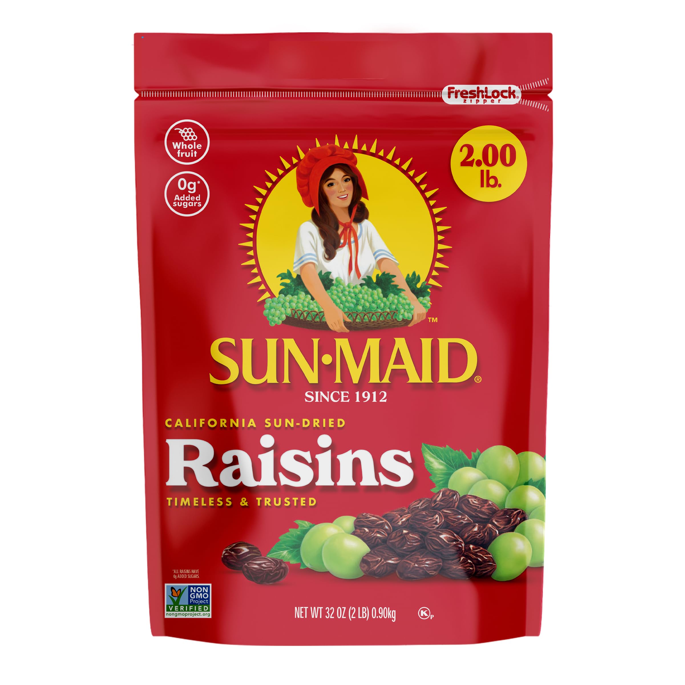 Sun-Maid raisins as yogurt topping for a fruity twist.