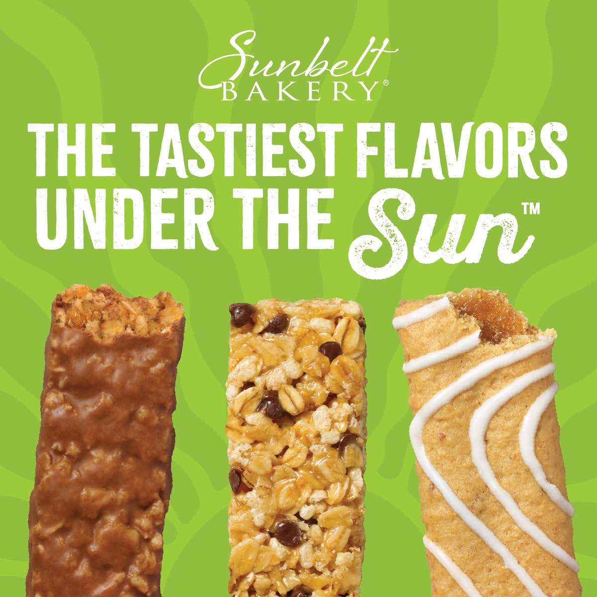 Sunbelt Bakery Oats and Honey granola bars nutrition information close view.