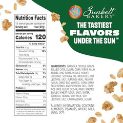 Sunbelt Bakery Oats and Honey label close-up showing Grade A honey.