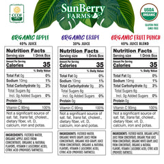 Sunberry Farms Fruit Punch juice box delivers kid-friendly flavor on the go.