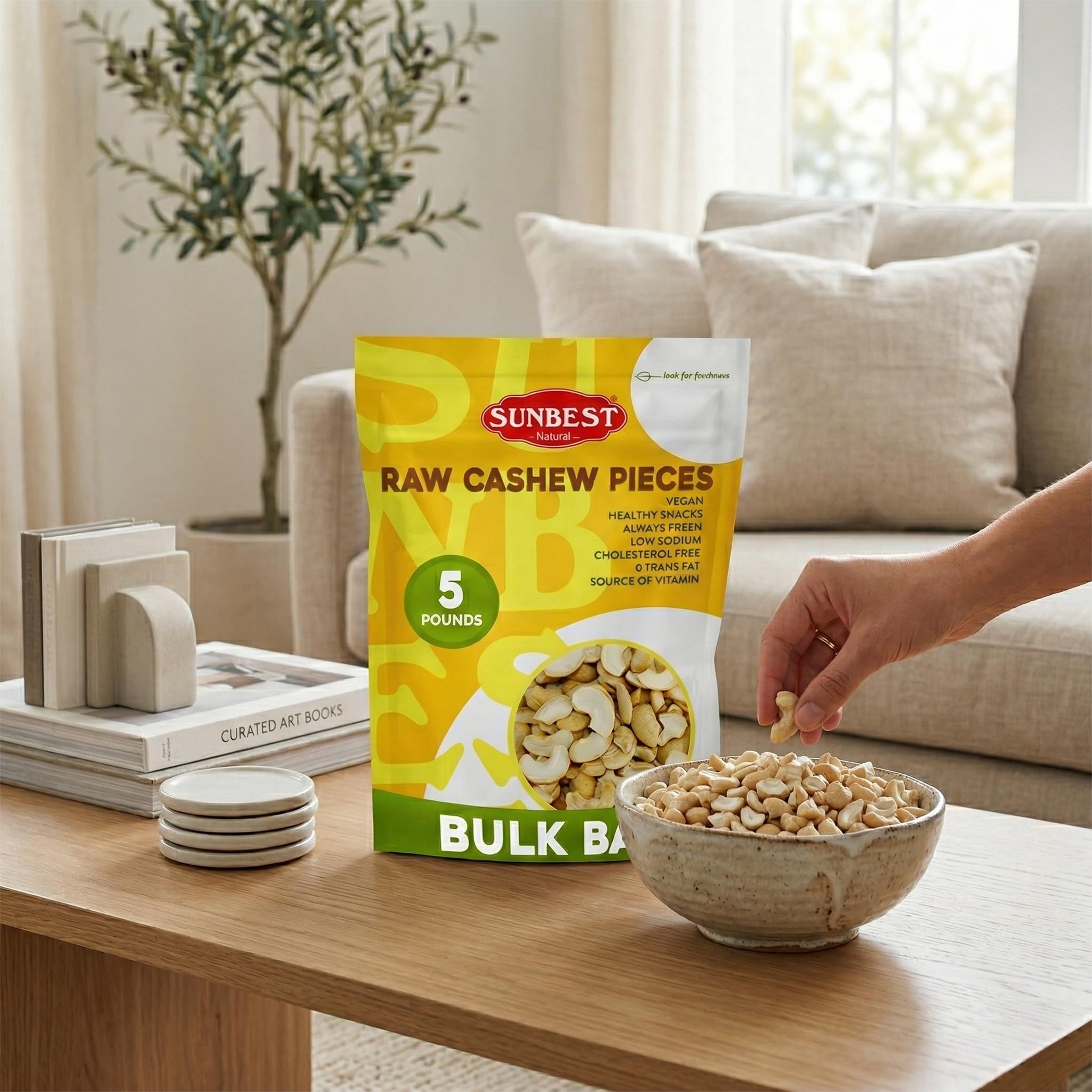 SUNBEST NATURAL cashews as baking ingredient create creaminess.