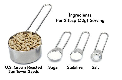 Creamy SunButter sunflower butter ingredient view on label.