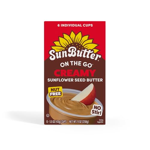 Nut-free claim on SunButter packaging for allergy-conscious environments.