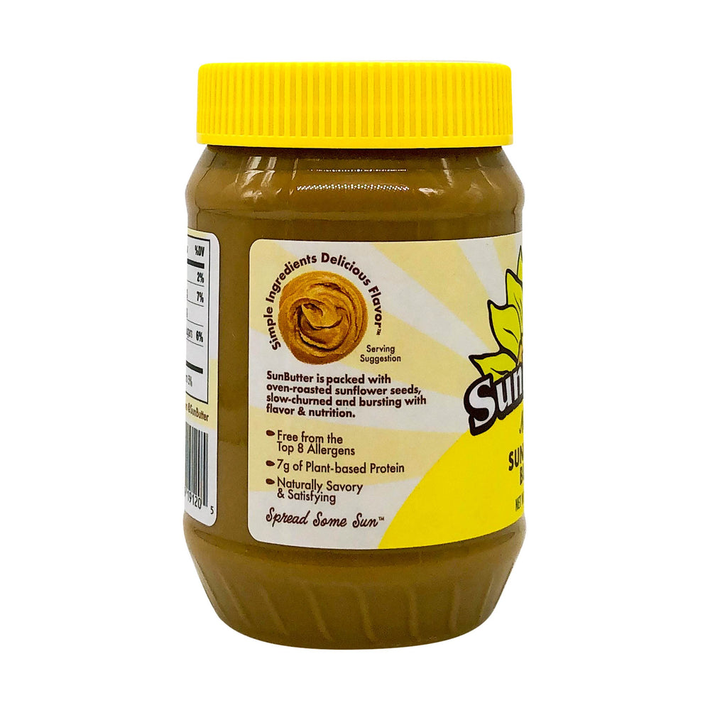 SunButter label highlighting vegan and kosher certifications