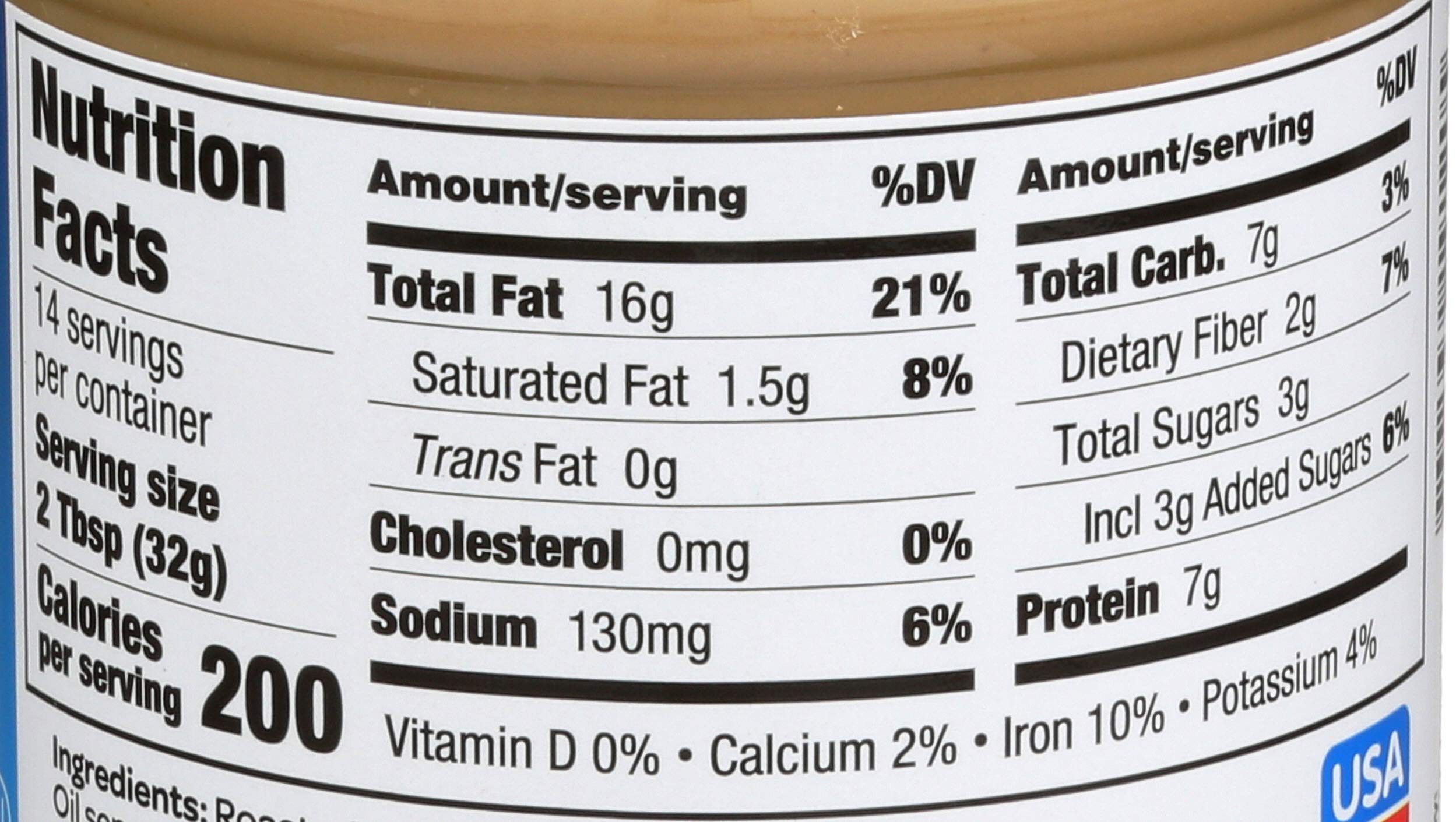 SunButter being stirred into a smoothie for quick protein