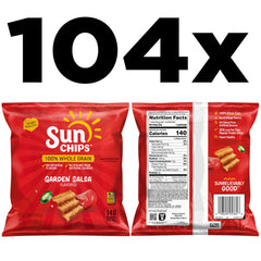 SunChips Garden Salsa 1oz bag front, perfect lunchbox portion.