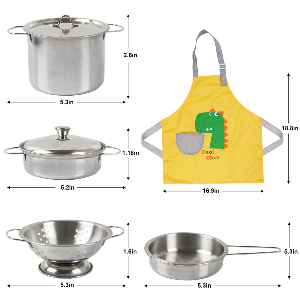 Sundaymot apron for kids, keeps outfits clean while exploring culinary creativity.