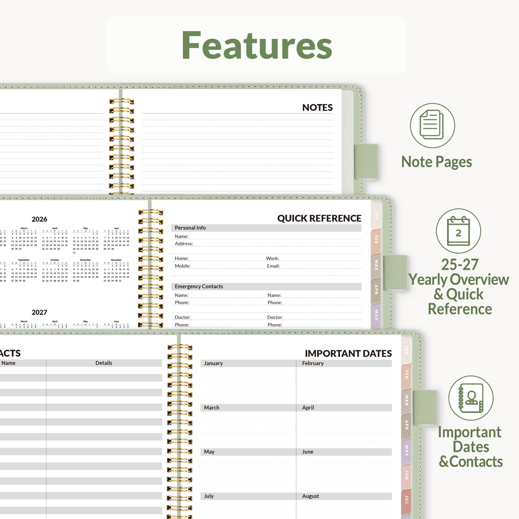 SUNEE 2026–2028 calendars and holiday lists for quick reference.