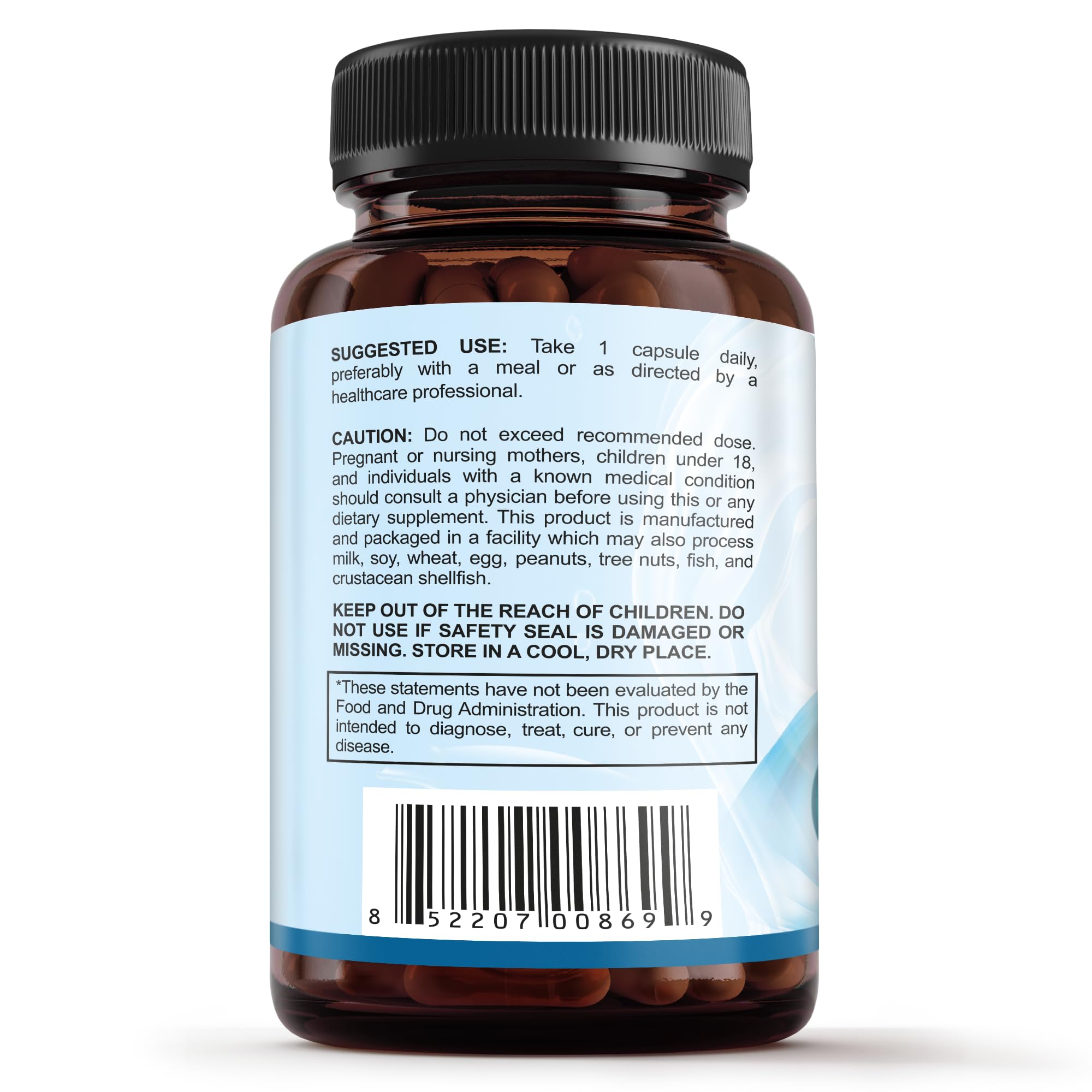 Sunergetic FloraGLO lutein and zeaxanthin capsule supports macular health and vision.