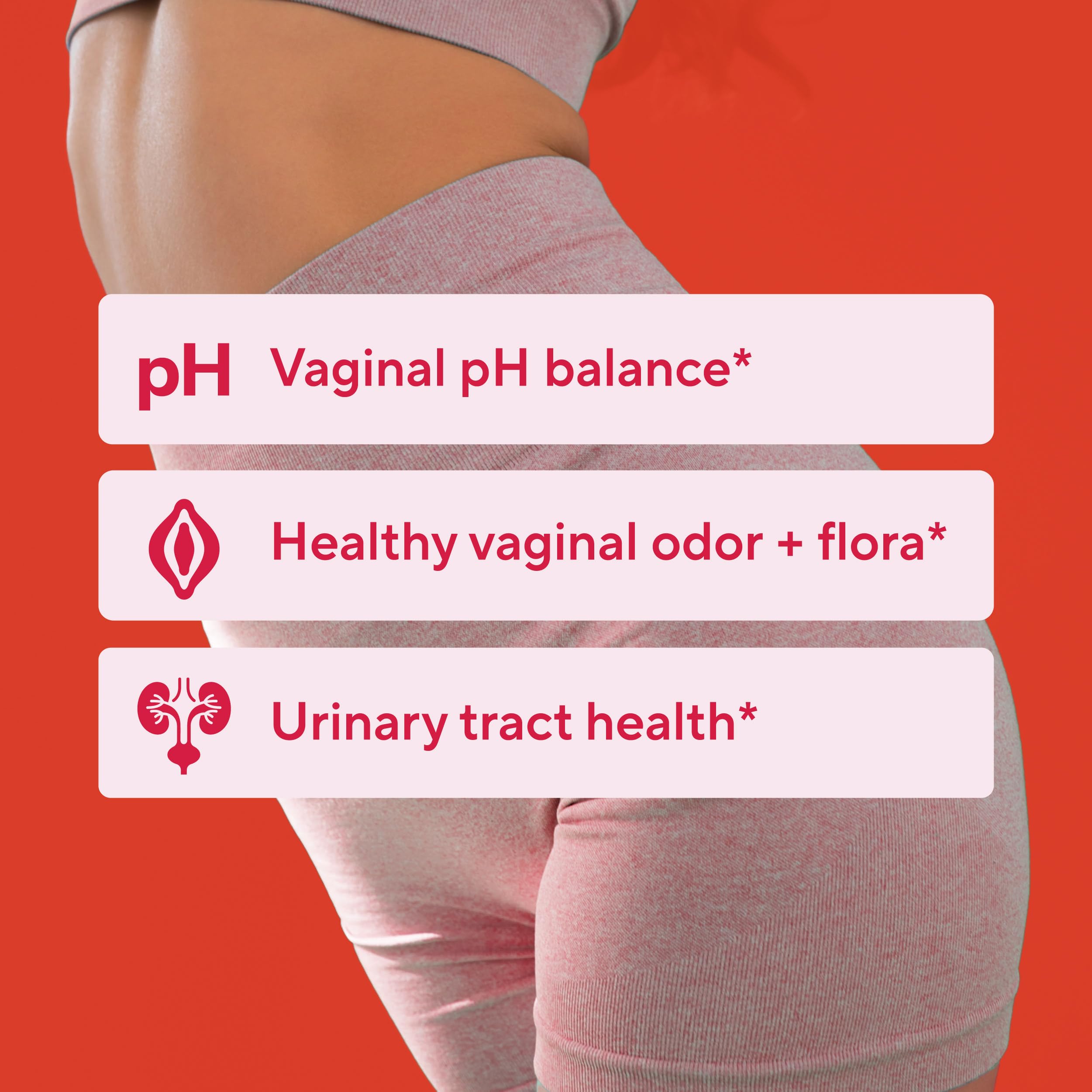 Sunergetic packaging featuring Cran d’Or cranberry extract for urinary tract support.