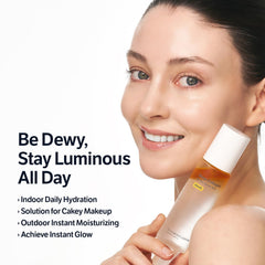 SUNGBOON EDITOR Deep Collagen Barrier Serum Mist on-skin demonstrates lightweight hydration