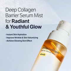 SUNGBOON EDITOR Deep Collagen Barrier Serum Mist packaging closeup highlights gift-ready design