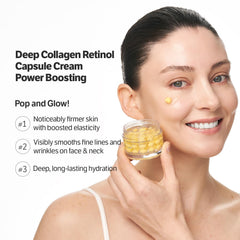 Sungboon Editor Deep Collagen Retinol Cream capsule pour showing controlled release for even coverage