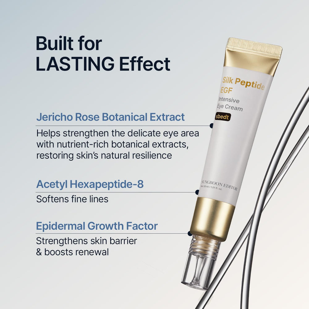 SUNGBOON EDITOR Silk peptides surface-smoothing detail on the jar lid
