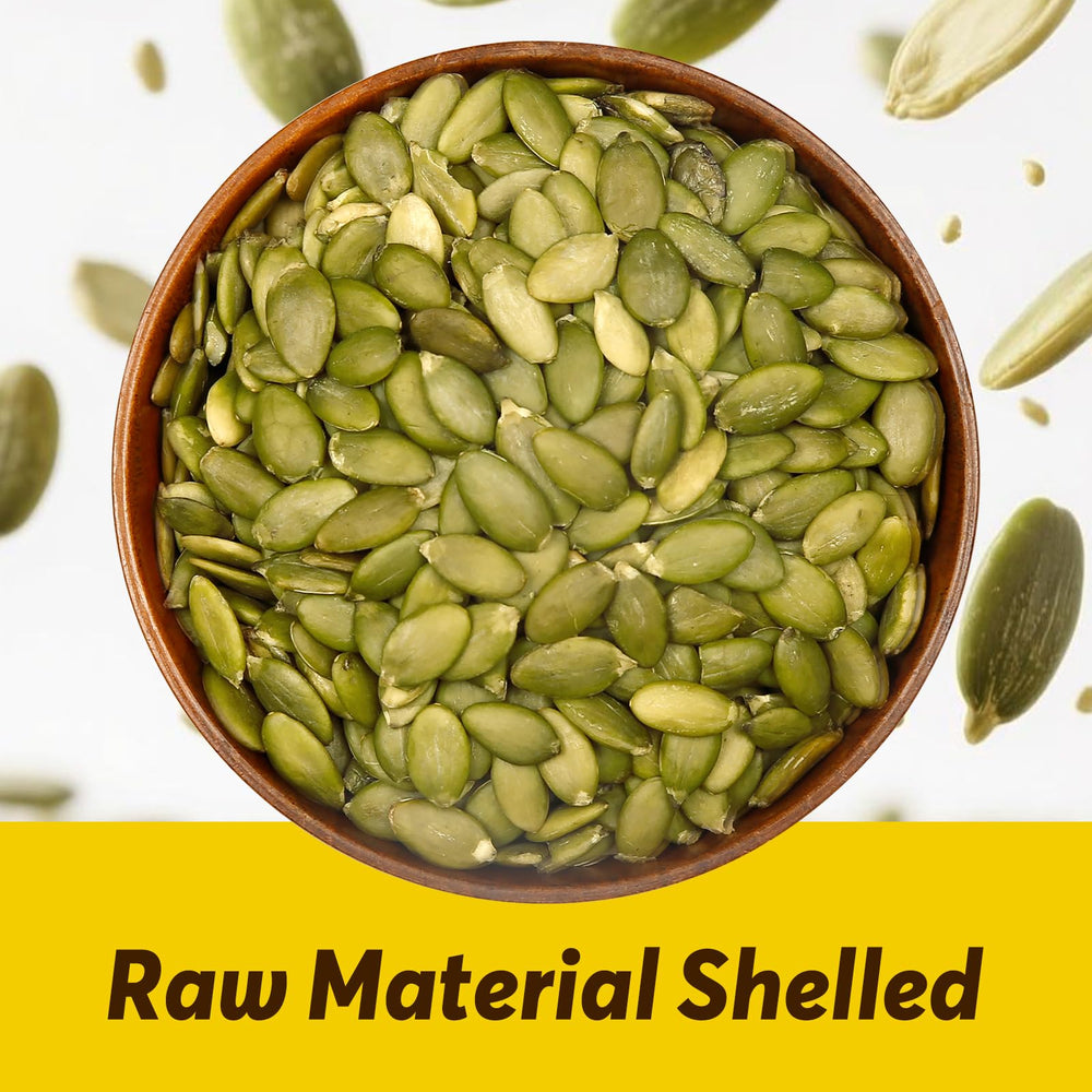 SUNGIVEN pumpkin seeds in a bowl ready to sprinkle on meals