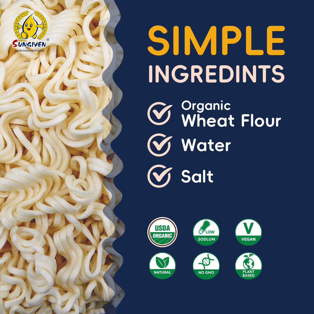 SUNGIVEN ramen ready in 3 minutes for quick weeknight dinners.