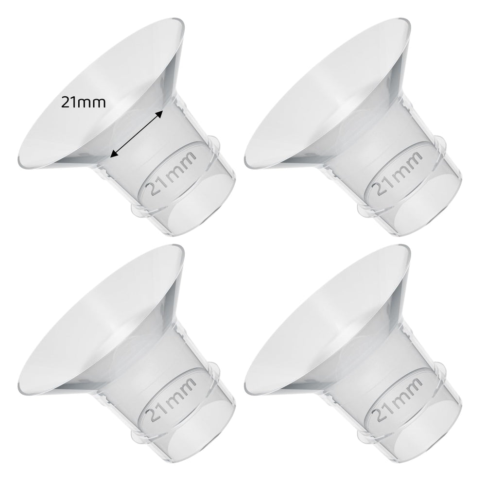 Suniceme 21mm flange inserts fit 24mm shields for a snug, comfortable pump.