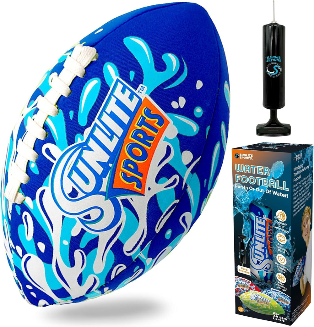 Sunlite Sports waterproof football grip-friendly design for poolside games