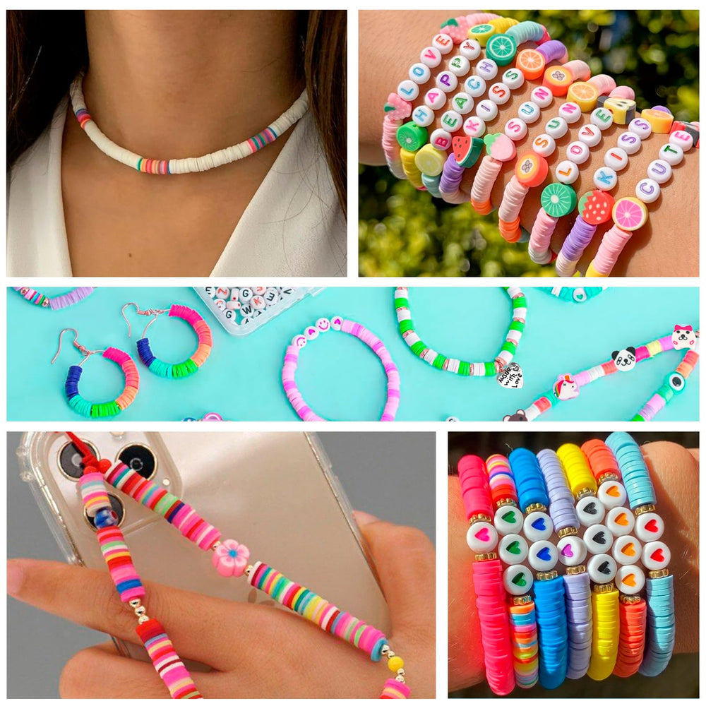 Sunlode bracelet kit finished bracelets display on a jewelry board