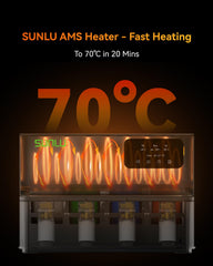 SUNLU AMS Heater compatible with AMS Gen 1 enables seamless multi-color printing.