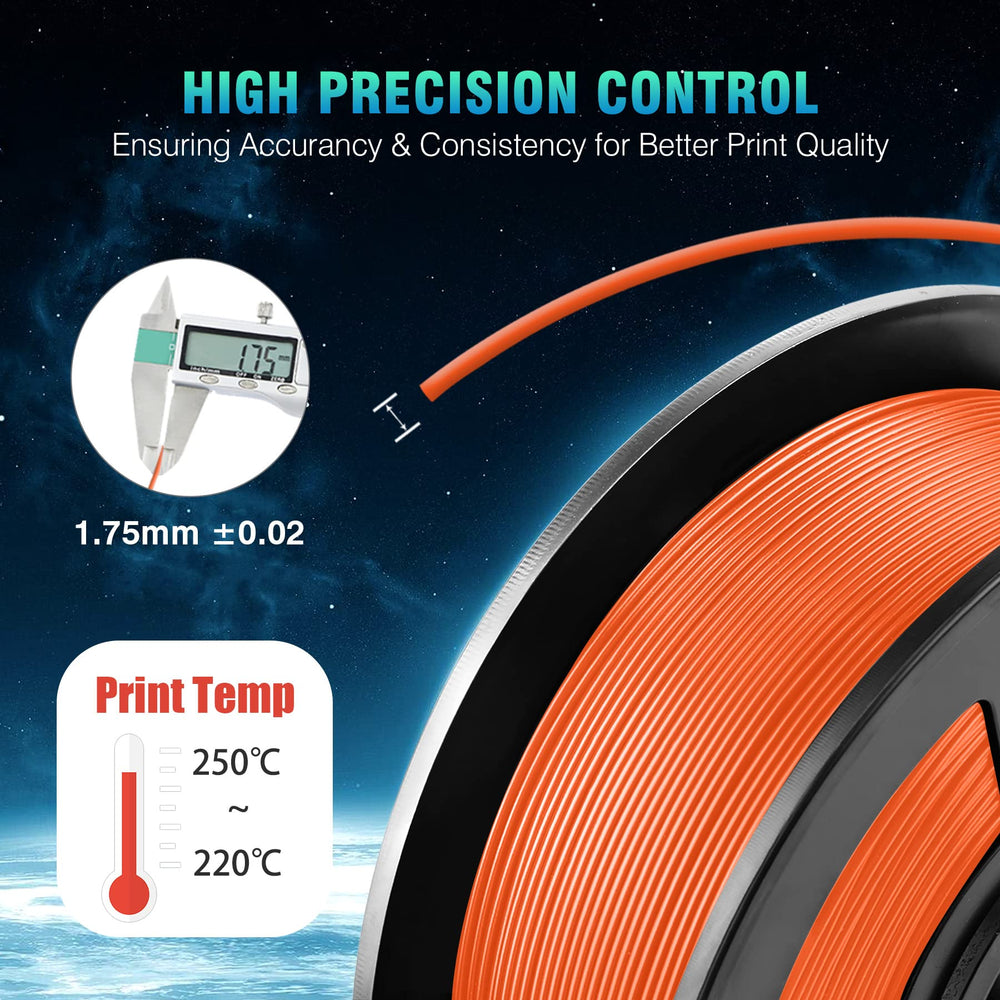 SUNLU PETG filament black-bundle: consistent color with reliable results.