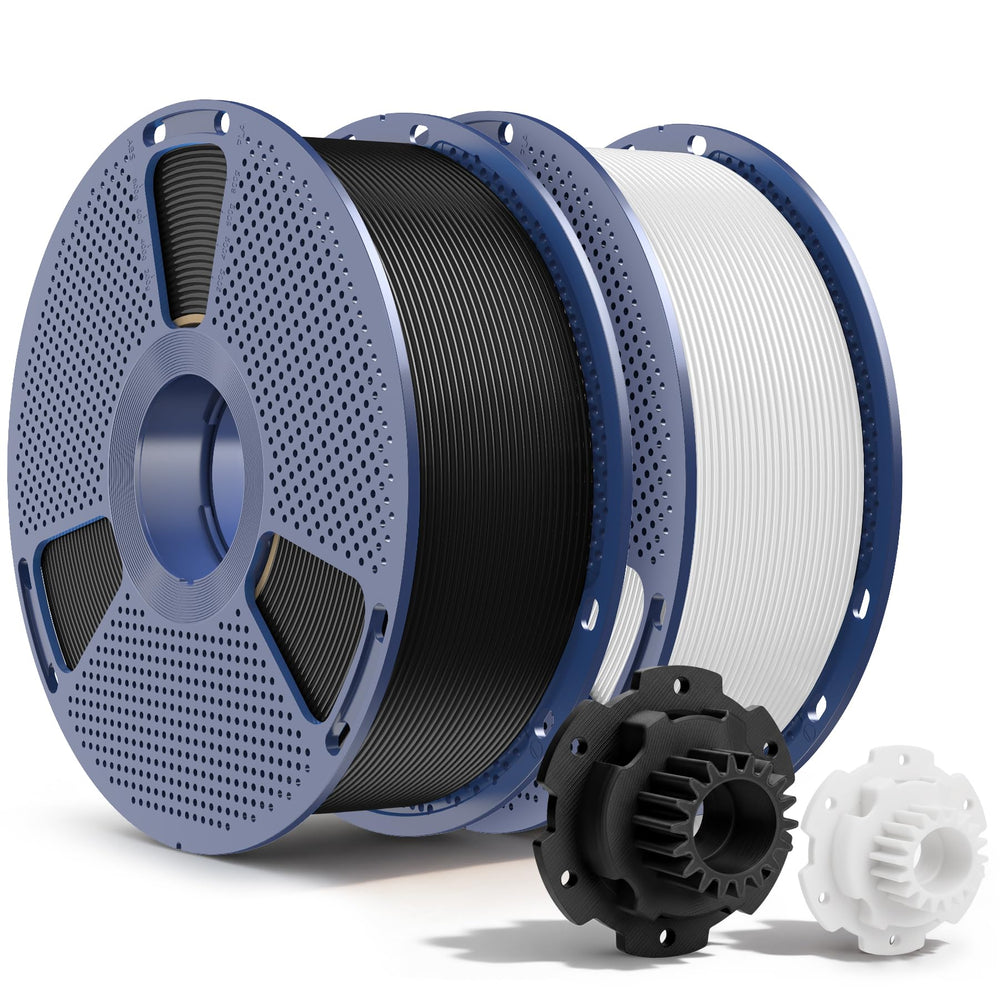 SUNLU PETG black spool enables durable, high-strength 3D prints for functional parts.