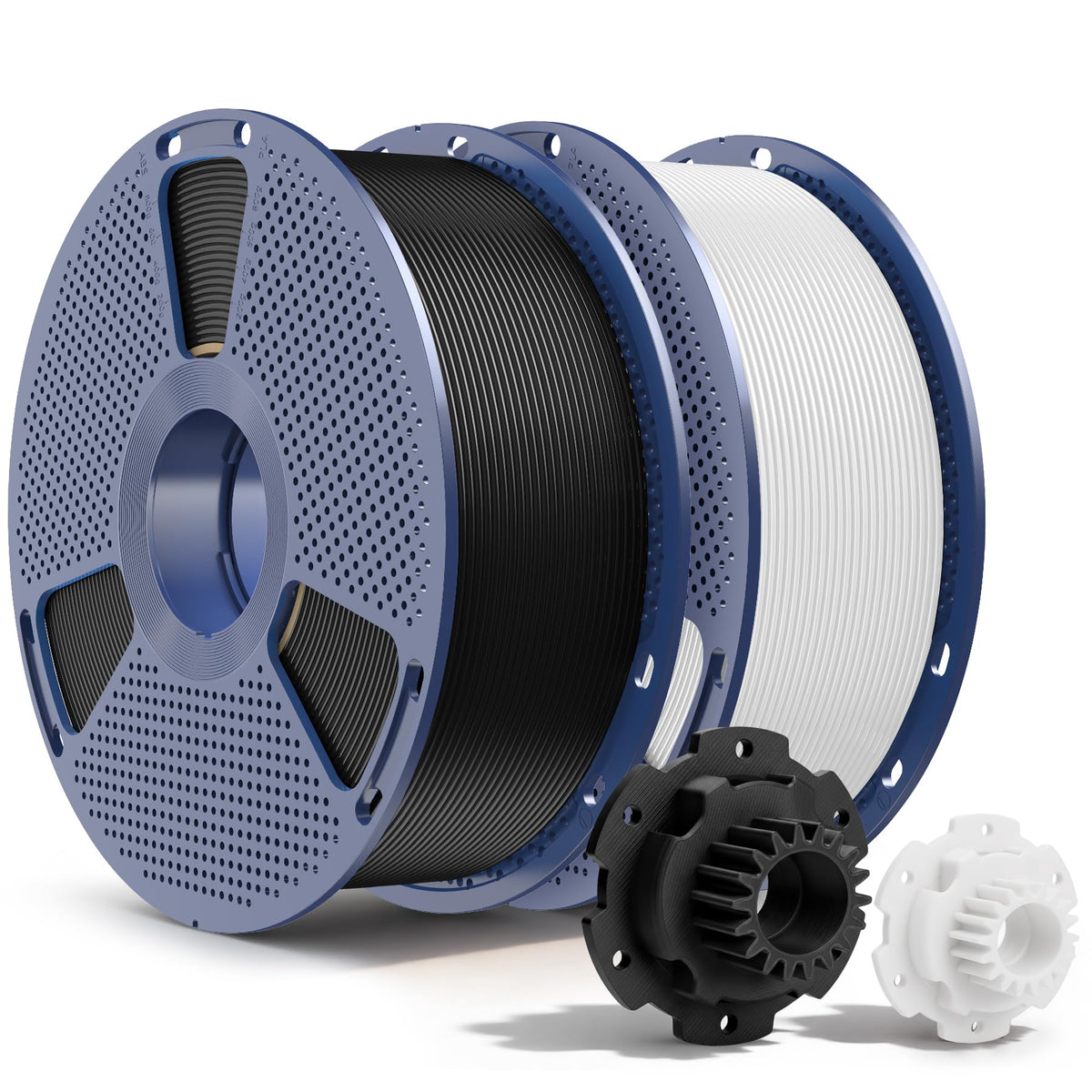SUNLU PETG black spool enables durable, high-strength 3D prints for functional parts.
