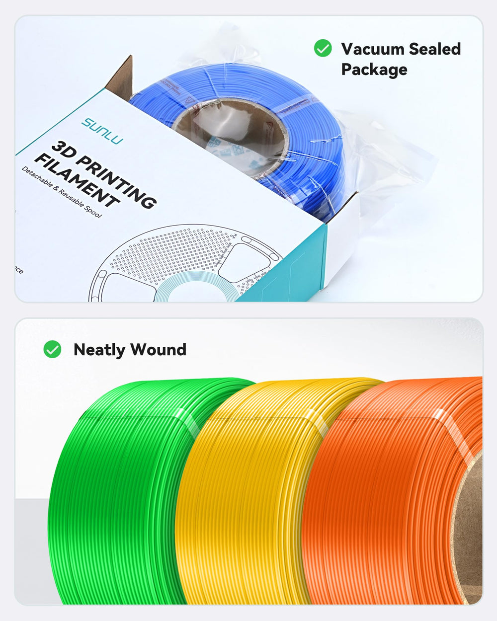 SUNLU PETG refill blends PLA-like ease with ABS-like toughness