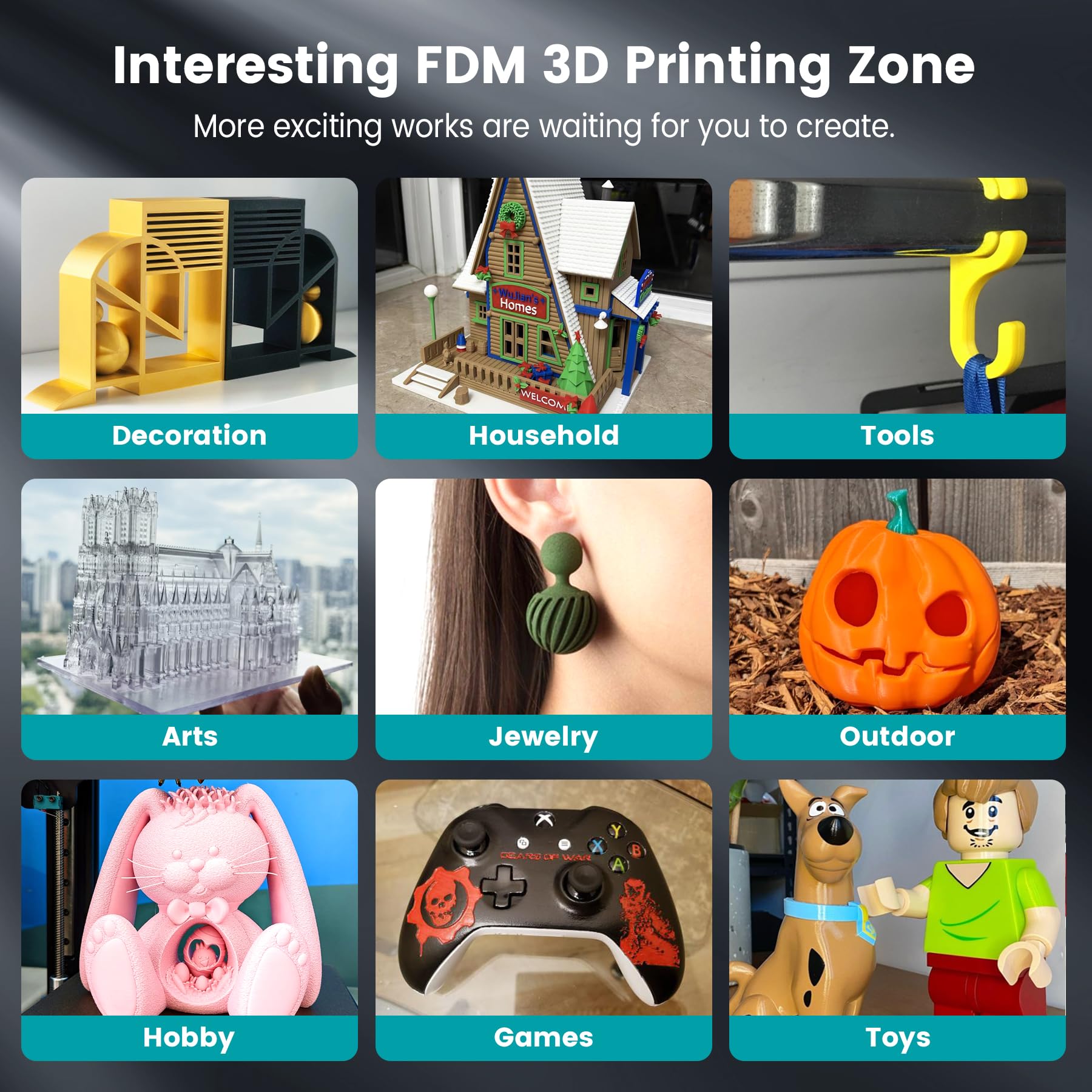 SUNLU PLA printing at 200–230°C nozzle settings for strong prints.