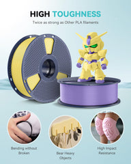 SUNLU grey meta PLA spool 250g for balanced, smooth finishes