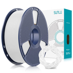 SUNLU PLA Plus 1.75mm neat spool wound for smooth printing and easy feeding.