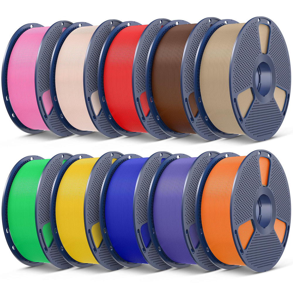 SUNLU PLA Plus coffee brown spool for bold, reliable prints