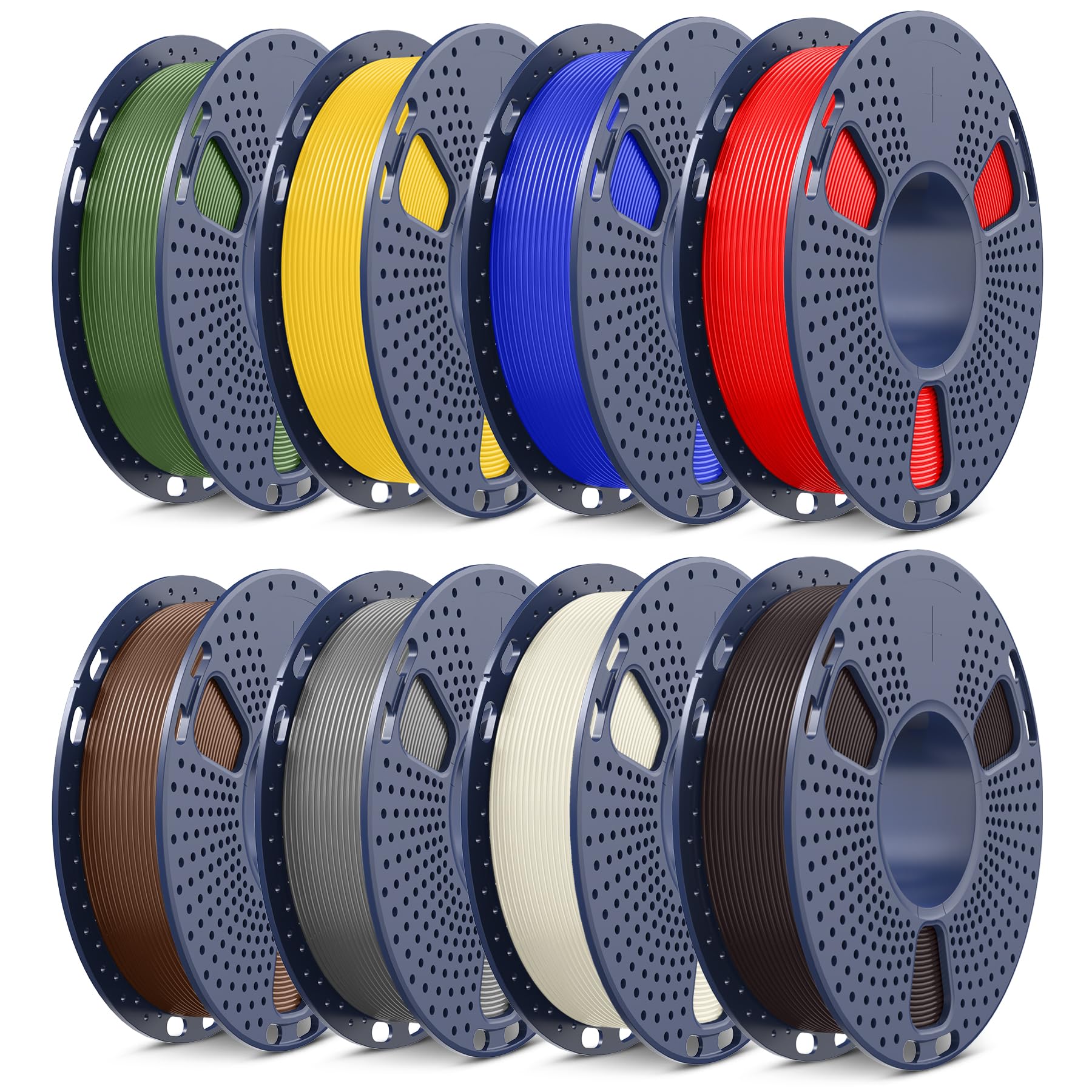 SUNLU PLA filament Roasted Chestnut Black spool for bold prints